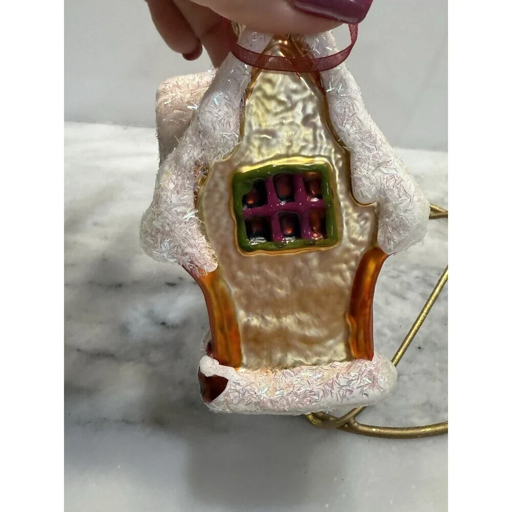 Waterford Holiday Heirlooms Gingerbread House Christmas Tree Ornament Christmas
